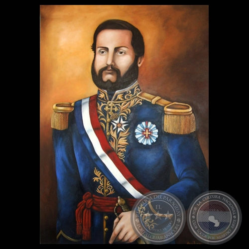 RETRATO DEL MARISCAL FRANCISCO SOLANO LÓPEZ, 2010 - Obra de ANNA SCAVONE 